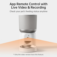 Distributeur automatique intelligent pour animaux de compagnie, grande capacité, pour chats et chiens, avec programmation de l'alimentation, modèle d'usine, pour l'exportation