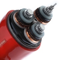 Câble d'alimentation industriel haute performance pour centrales électriques ferroviaires, conducteur en cuivre haute tension, plusieurs brins, isolation PVC