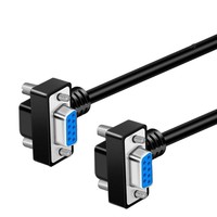 270 °   Cable de datos DB9 hembra a hembra niquelado, cable de conexión RS232