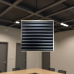 Panel de PVC 3D Elite de 500x500 mm, Negro Mate, Cuadrado, Decoración de Techo Interior - Product Image 2