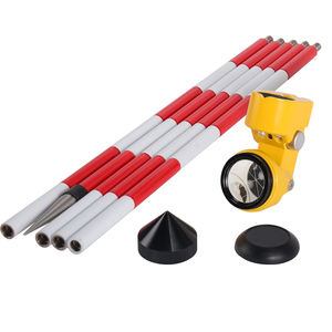 지형 측량 프리즘 MP1000SPT 슬라이딩 프리즘 (폴 포함), 코너 및 벽용 미니 프리즘 리플렉터 미니 프리즘 키트 - Product Image 2