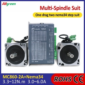 Drivers de moteurs pas à pas DC30V~110V/AC24V~80V 3/5/6A 3.3/4.5/6.9/8.5/10/12N.m 2 phases Nema34 2 axes en boucle ouverte - Product Image 4