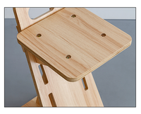 Bureaux de bureau multifonctionnels en contreplaqué, écologiques, pliables, réglables en hauteur, minimalistes, personnalisables, faciles à assembler, vente en gros