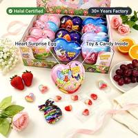 Usine Chaoan Luyuan OEM pour bonbons en forme de cœur solides, certifiés Halal HACCP ISO, avec garniture, pour enfants