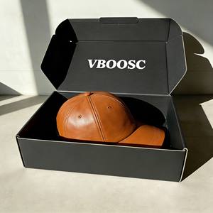 Scatole Postali Pieghevoli per Spedizioni Personalizzate all'Ingrosso con Stampa Logo, Scatole Regalo in Cartone Ondulato Nero per Imballaggio - Product Image 2