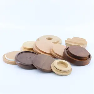 20mm Bio-Buchen-Baby-Holz-Deckel zertifiziertes Holz-Material Laser-Armband-Geschenk DIY Halskette Individual isierter Druck Spielzeug Logo