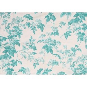 Juego de Sábanas Planas con Estampado de Plantas Verde Claro, 2 Fundas de Almohada Incluidas, Juego de Fundas de Algodón de 300 Hilos, Ecológico, Precio al por Mayor - Product Image 3