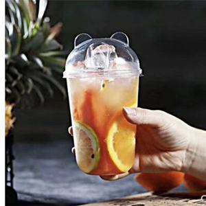 Vaso Desechable de Plástico PET Transparente de Pared Simple con Tapa de Domo de 16 oz para Envasar Café Helado, Jugo, Agua, Botella para Llevar - Product Image 5