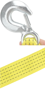 Correas de correa de remolque de camión de amarre de 2 pulgadas personalizadas con 3 eslabones de cadena - Product Image 5