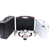 Kit de Medición de Acumuladores Hidráulicos de Acero al Carbono 5 en 1 de Alta Calidad con Accesorios, Nuevo