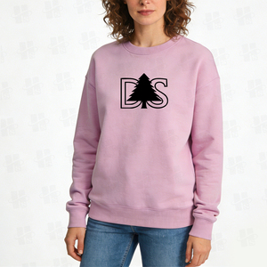 Sudaderas de Cuello Redondo Extra Grandes para Mujer, de Algodón de 300 g/m², Casuales, Ecológicas, con Bordado Personalizado al por Mayor - Product Image 3