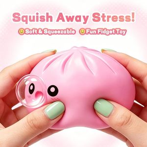Juguete de Burbujas con Forma de Dumpling, Divertido Juguete Antiestrés de Masa para Apretar, Alivio del Estrés, Sensorial y Fidget - Product Image 4
