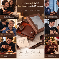 Coffret cadeau pour homme, montre, portefeuille, coffret cadeau de luxe pour lui, anniversaire, fête des pères, anniversaire de mariage, Noël, Saint-Valentin, cadeaux d'affaires pour homme