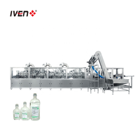Ligne de production de flacons en PP pour liquides IV de 100 ml, machine de soufflage, de remplissage et de scellage de flacons en PP, machine pour liquides IV BFS