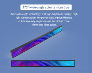 Pantalla Publicitaria Comercial Larga y Estrecha para Borde de Estante, Pantalla LCD de Barra Extensible, Señalización Digital - Product Image 2