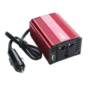 Conversor de energia para carro, conversor DC AC, conversor de energia para veículo, 150 W, conversor de energia 12V para 220V, conversor USB2.1a