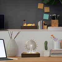 Base Bois Lit LED Plafonnier En Bois Lumière Lampe Présentoir Base pour Chambre 3D En Bois Lumière Base