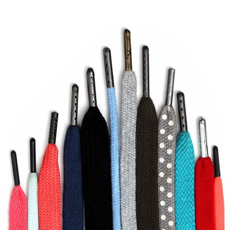 OEM Custom Polyester Cord Colored Flat Draw Cords Hoodie String Rope Drawstring Drawcord for Cloth