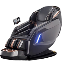 Kursi Pijat Zhipin 2026 Full Body Zero Gravity 4D Recliner Elektrik Kulit PU Fungsi Musik Shiatsu 3D Infrared
