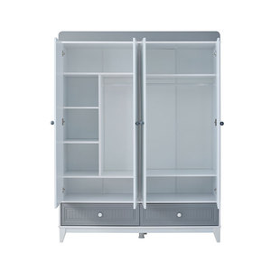 Muebles de Habitación para Bebés de Calidad Perfecta, Armario de Dormitorio de 3 Puertas con Diseño Moderno y Detalles Estéticos - Product Image 1