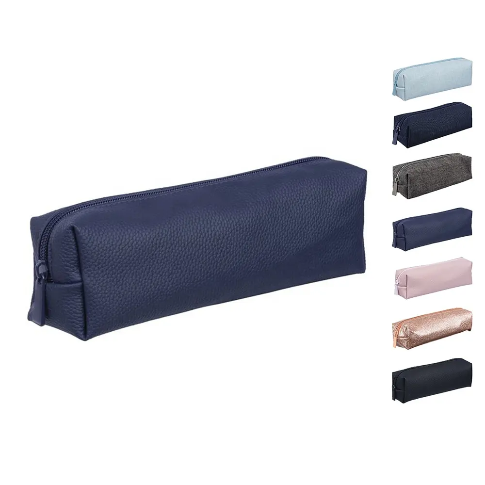 Étui en cuir souple multi-usages, grande capacité, trousse de protection, porte-stylo, manches vierges