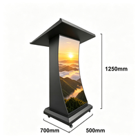 Écran LED d'intérieur P1.86 P2.5 pour podium, affichage LED couleur GOB pour pupitre numérique, idéal pour conférences, églises, écoles, discours et scènes