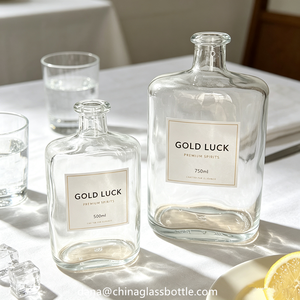 Botellas de Vidrio al por Mayor de 200ml, 500ml y 750ml para Envasar <span class=keywords><strong>Miel</strong></span>, Whisky, <span class=keywords><strong>Ron</strong></span> Oscuro, Brandy, <span class=keywords><strong>Licor</strong></span> de Arce, Vodka, Ginebra, Tequila y Aromas - Product Image 5