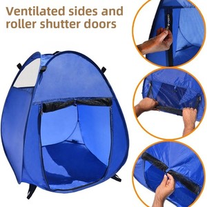 Pop Pet House Bag, Corral Portátil para Mascotas, Tienda de Campaña con 3 Ventanas de Malla, Puerta con Cremallera, Tela de Protección Solar, Seguro para Perros/Gatos/Conejos - Product Image 4