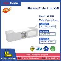 Capteur de pesage haute précision RJ6550 pour tests de tension et de compression 50/100/200/250/300/500 kg pour balances électroniques