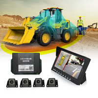 Caméra AHD 1080p 3d 360 degrés système d'enregistrement panoramique caméra de vue d'oiseau de camion voiture 360 degrés
