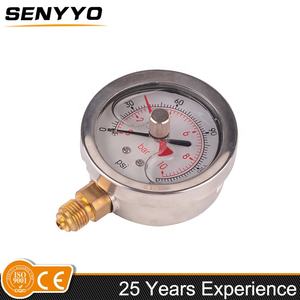 63mm <span class=keywords><strong>10</strong></span> <span class=keywords><strong>bar</strong></span> 150 psi medidor de pressão glicerina Screw-in caso - Product Image 2