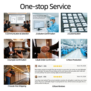 Многофункциональные беспроводные наушники с сенсорным экраном и шумоподавлением ANC/ENC для ноутбуков, планшетов Android/iOS - Product Image 5