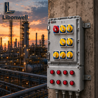 Boîtier de distribution industriel antidéflagrant 115-1N1 Ex2IP65 en alliage d'aluminium, 7 circuits, Zone 1, pour mines de charbon et usines chimiques