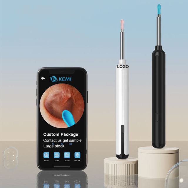 Compatible IOS/Android 1080P 30fps Portable Electric Otoscope Smart Visual Wireless Earpick Endoscope Ear Wax Removal Tool