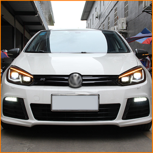 Conjunto de Faros LED para VW Golf 6 MK6 5k1, Estilo MK8, Lente de Proyector Dual Bi-LED, Señal de Giro Secuencial, DRL, Plug and Play, 2009-2012 - Product Image 3
