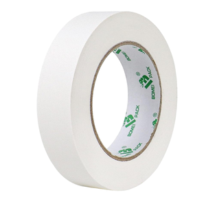 Bomei gói trắng gaffer Băng 25 mm x 30yds không thấm nước <span class=keywords><strong>Bopp</strong></span> Vật liệu 150mic độ dày cao su không có dư lượng tay xé - Product Image 1