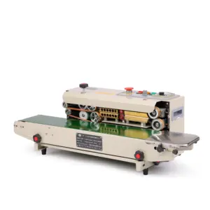 2021 China New Arrival FR770 portable Horizontal band sealing machine continuous bag sealer heat sealing machine