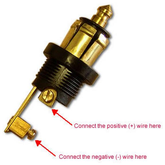 Adattatore Universale Per Presa Accendisigari Moto 12V - Compatibile Con Presa DIN Europea, 15A, In Plastica E Rame - 3
