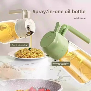 Alta pressão de dupla utilização vidro spray de óleo garrafa Leak-Proof sustentável máquina de lavar louça segura cozinhar ferramenta para cozinha churrasco salada - Product Image 4