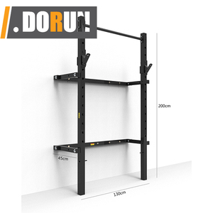 Estación multifunción <span class=keywords><strong>de</strong></span> pie independiente Power Squat Rack montado en la <span class=keywords><strong>pared</strong></span> con J-Cups Brazos <span class=keywords><strong>DE</strong></span> SEGURIDAD <span class=keywords><strong>Barra</strong></span> <span class=keywords><strong>de</strong></span> tracción <span class=keywords><strong>para</strong></span> ejercicio <span class=keywords><strong>de</strong></span> peso corporal - Product Image 5