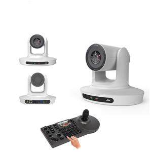 New Promotion 4K PTZ Optics Camera 20x Zoom Auto Tracking Video Conference Group Camera 3pcs & Camera Controller Conference Kit - Product Image 1