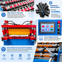 Machine de formage à froid à double couche pour la fabrication de tuiles