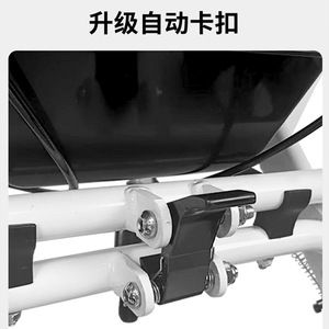 <b>Folding</b> Lightweight Portable Mobility Wheelchair With <b>Commode</b> For Elderly - Product Image 4