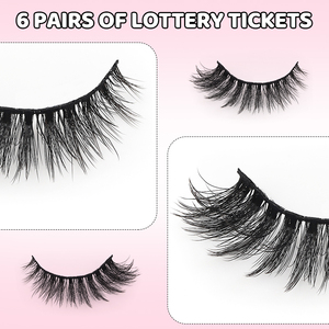 Handmade Lông Mi Sợi Lông Mi Mở Rộng 6 Cặp Đầy Đủ Dải Lông Mi Giả Lông Mi Giả Chồn Mắt Lông Mi Cho Trang Điểm - Product Image 6