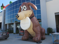 Chat et chien gonflables personnalisés, mascotte géante gonflable de dessin animé pour animaux de compagnie, publicité gonflable