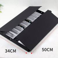 Vente en gros de lunettes de vue et de lunettes de soleil classiques de haute qualité, étuis de rangement à 20 compartiments, boîte de présentation