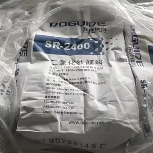 Giá tốt nhất TiO2 rutile Titanium Dioxide Sr-2400 dongjia doguide nhóm bột cho lớp phủ/cao su/Nhựa/masterbatch/giấy