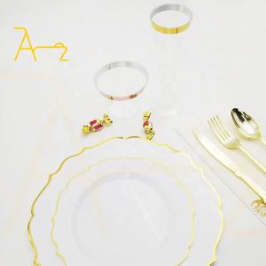 מכירות בתפזורת חם מכירות בתפזורת צלחת פלסטיק חד פעמית עבור מסיבת חתונה - Product Image 4