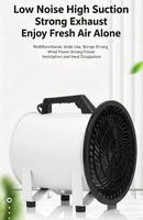 Potente Ventilador Centrífugo Portátil de 10''/12'', OEM/ODM, 230V, Duradero y de Fácil Mantenimiento, para Espacios Reducidos