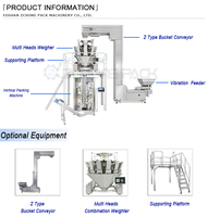 Légumes Fruits Carotte Oignon Pomme De Terre Machine De Conditionnement Vertical Oreiller Sac Dos Joint Sac Quatre Côté Joint Sac